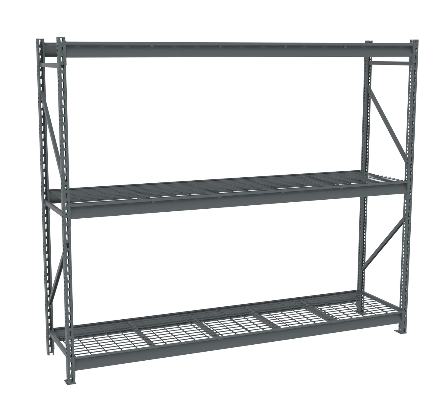 Tennsco BU-962484WS Bulk Storage Rack Starter Unit With Wire Decking