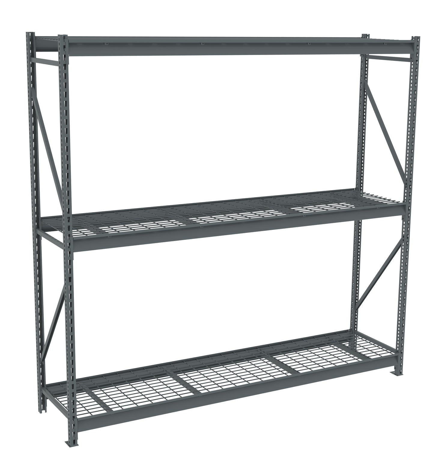 Tennsco BU-962496WS Bulk Storage Rack Starter Unit With Wire Decking