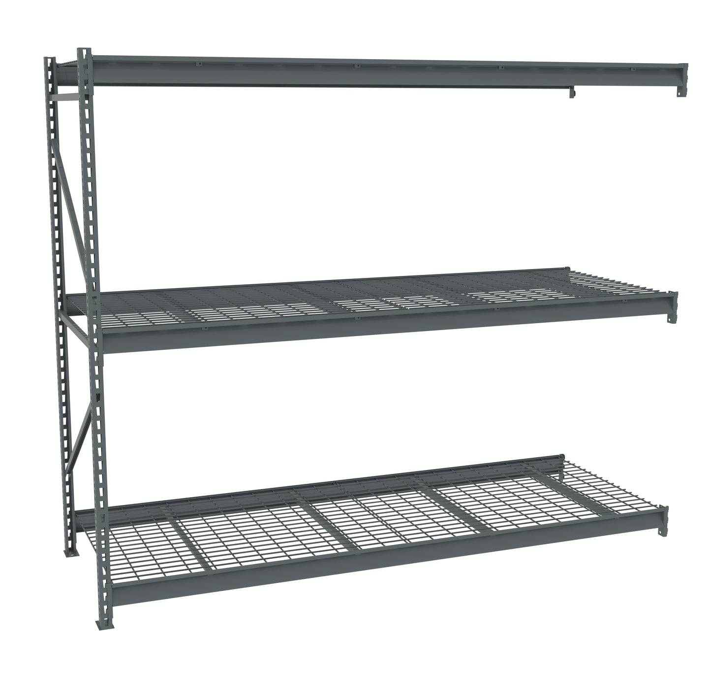 Tennsco BU-963684WA Bulk Storage Rack Adder Unit With Wire Decking