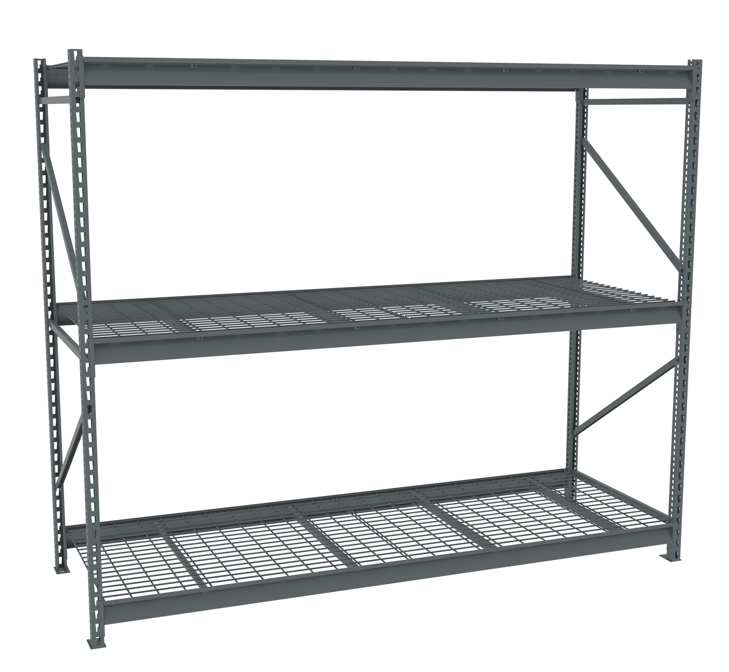 Tennsco BU-963684WS Bulk Storage Rack Starter Unit With Wire Decking