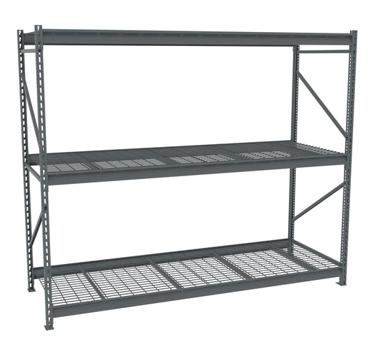 Tennsco BU-963684WS Bulk Storage Rack Starter Unit With Wire Decking