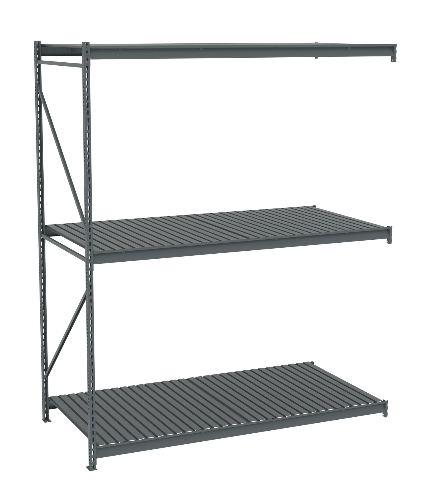 Tennsco BU-9648120CA Bulk Storage Rack Adder Unit With Corrugated Decking