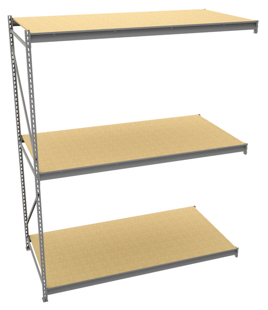Tennsco BU-9648120PA Bulk Storage Rack Adder Unit With Particleboard Decking