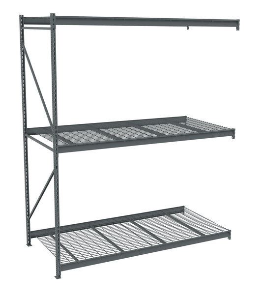 Tennsco BU-9648120WA Bulk Storage Rack Adder Unit With Wire Decking