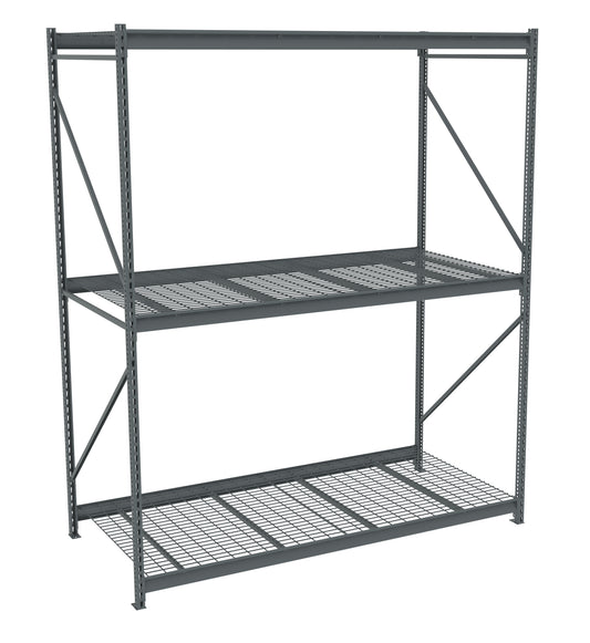 Tennsco BU-9648120WS Bulk Storage Rack Starter Unit With Wire Decking