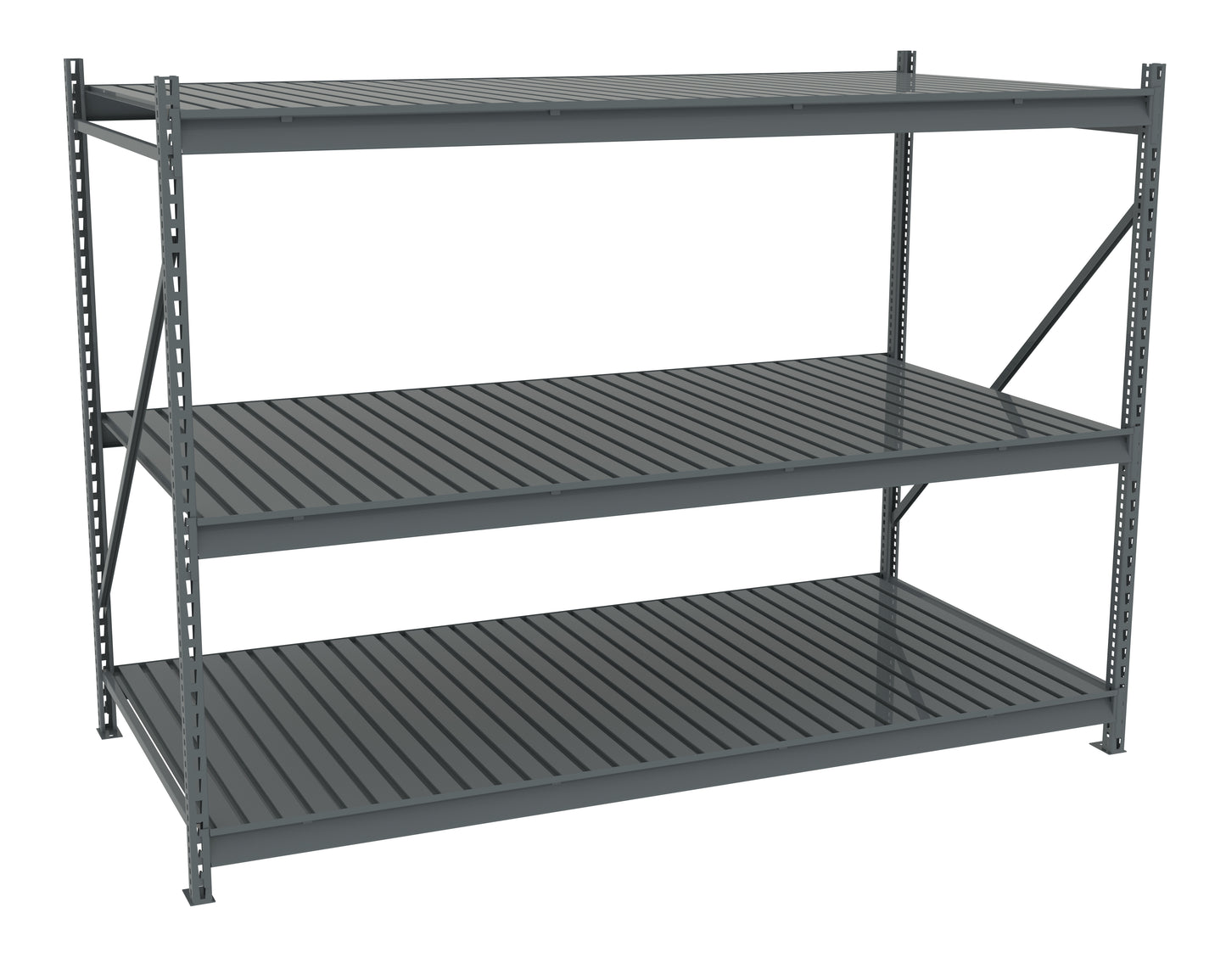 Tennsco BU-964872CS Bulk Storage Rack Starter Unit With Corrugated Decking