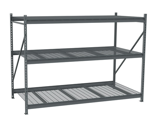 Tennsco BU-964872WS Bulk Storage Rack Starter Unit With Wire Decking