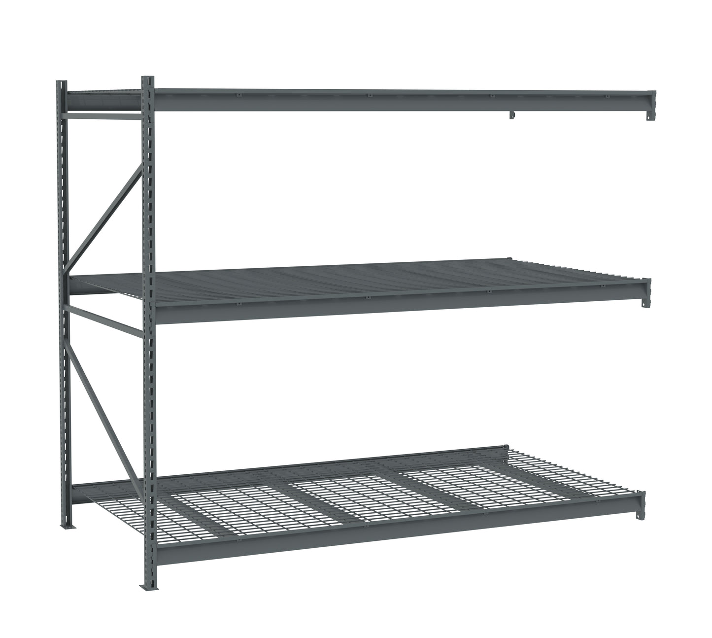 Tennsco BU-964884WA Bulk Storage Rack Adder Unit With Wire Decking