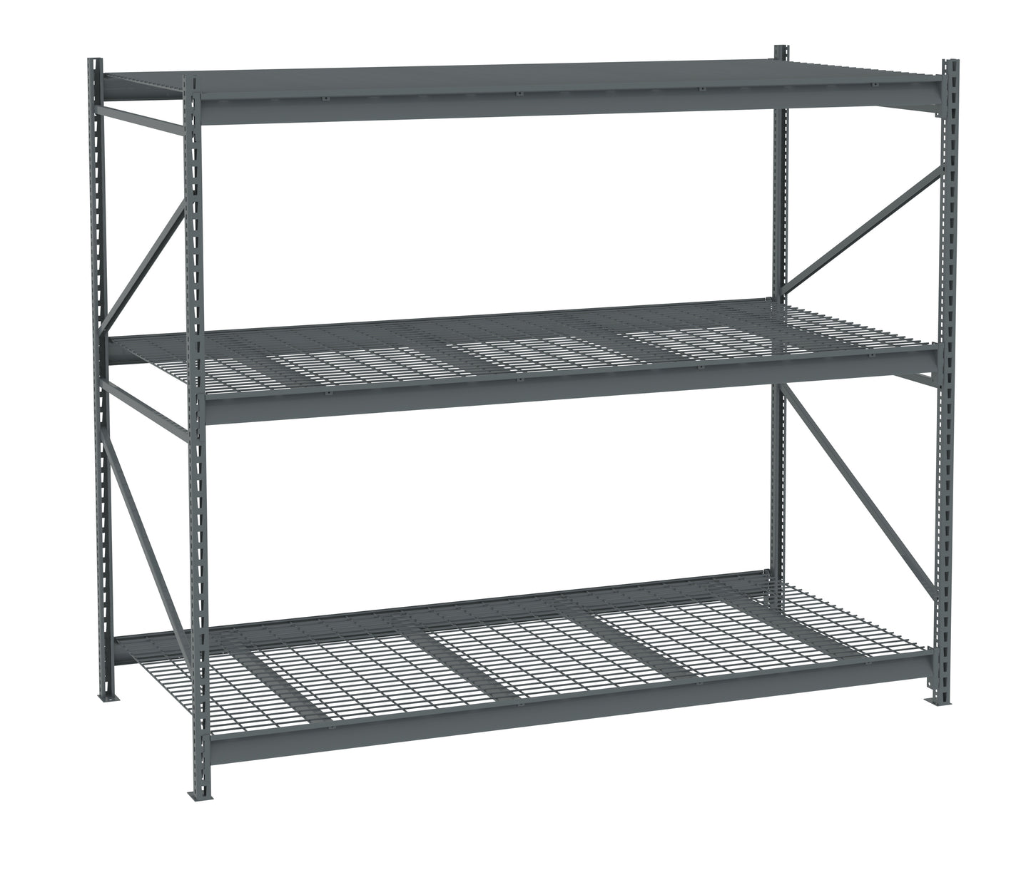 Tennsco BU-964884WS Bulk Storage Rack Starter Unit With Wire Decking