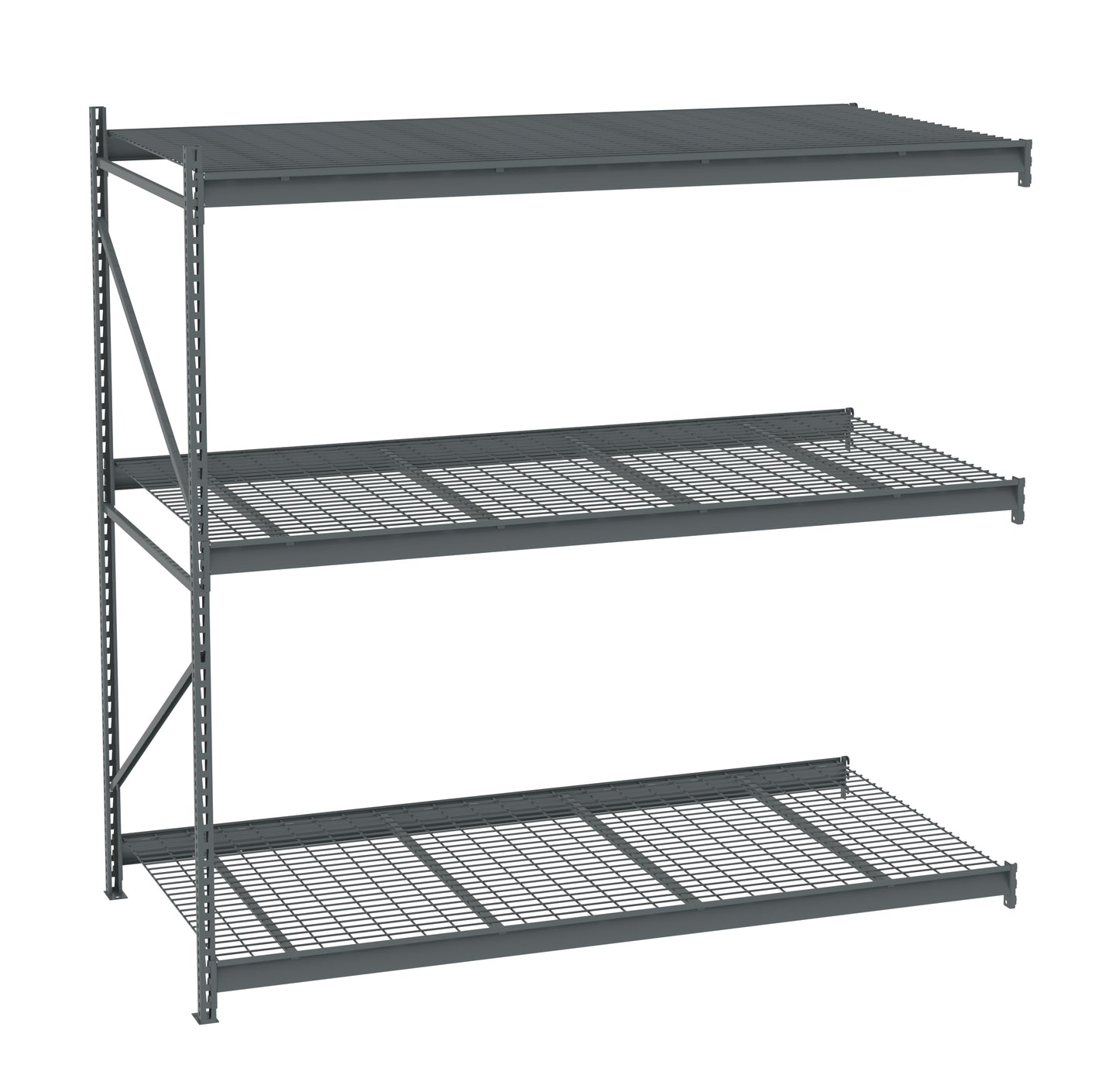 Tennsco BU-964896WA Bulk Storage Rack Adder Unit With Wire Decking