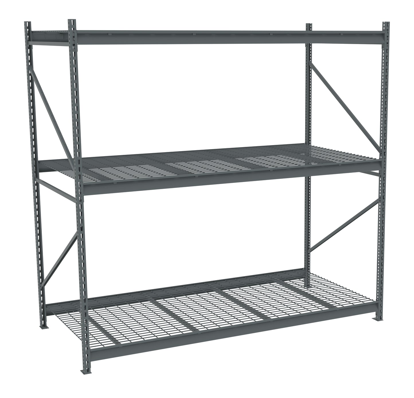 Tennsco BU-964896WS Bulk Storage Rack Starter Unit With Wire Decking
