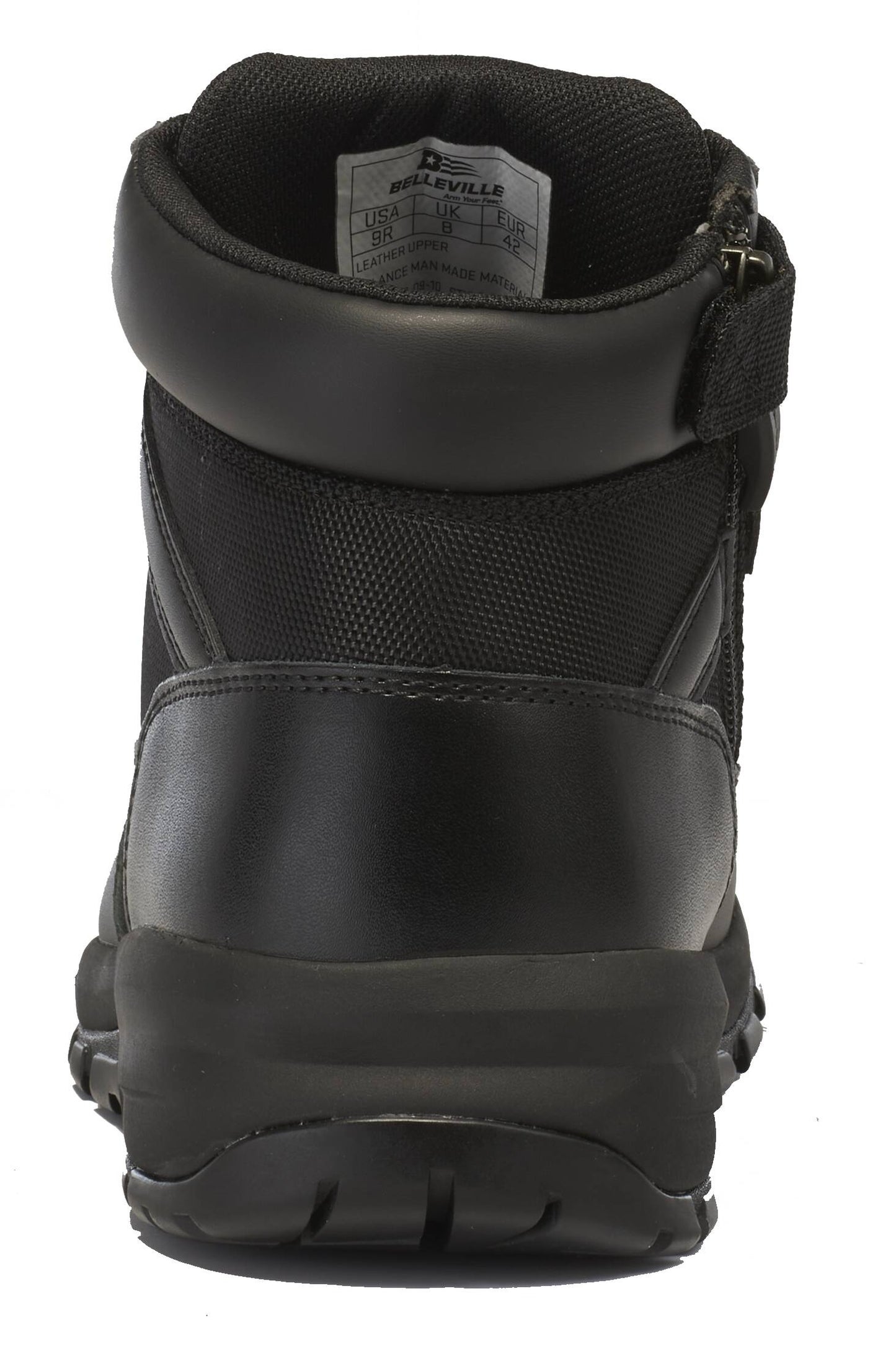 Belleville Men's, 5", SPEAR POINT, BV915ZWP, Lightweight Side-Zip Waterproof Tactical Boot, Black,  6, Regular, BV915ZWP 060R