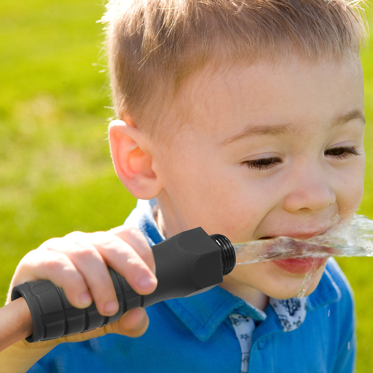 Colors HFZC550TCS-E SwivelGrip® Garden Hose, 5/8" x 50', 3/4" - 11 1/2 GHT Fittings, Red Clay