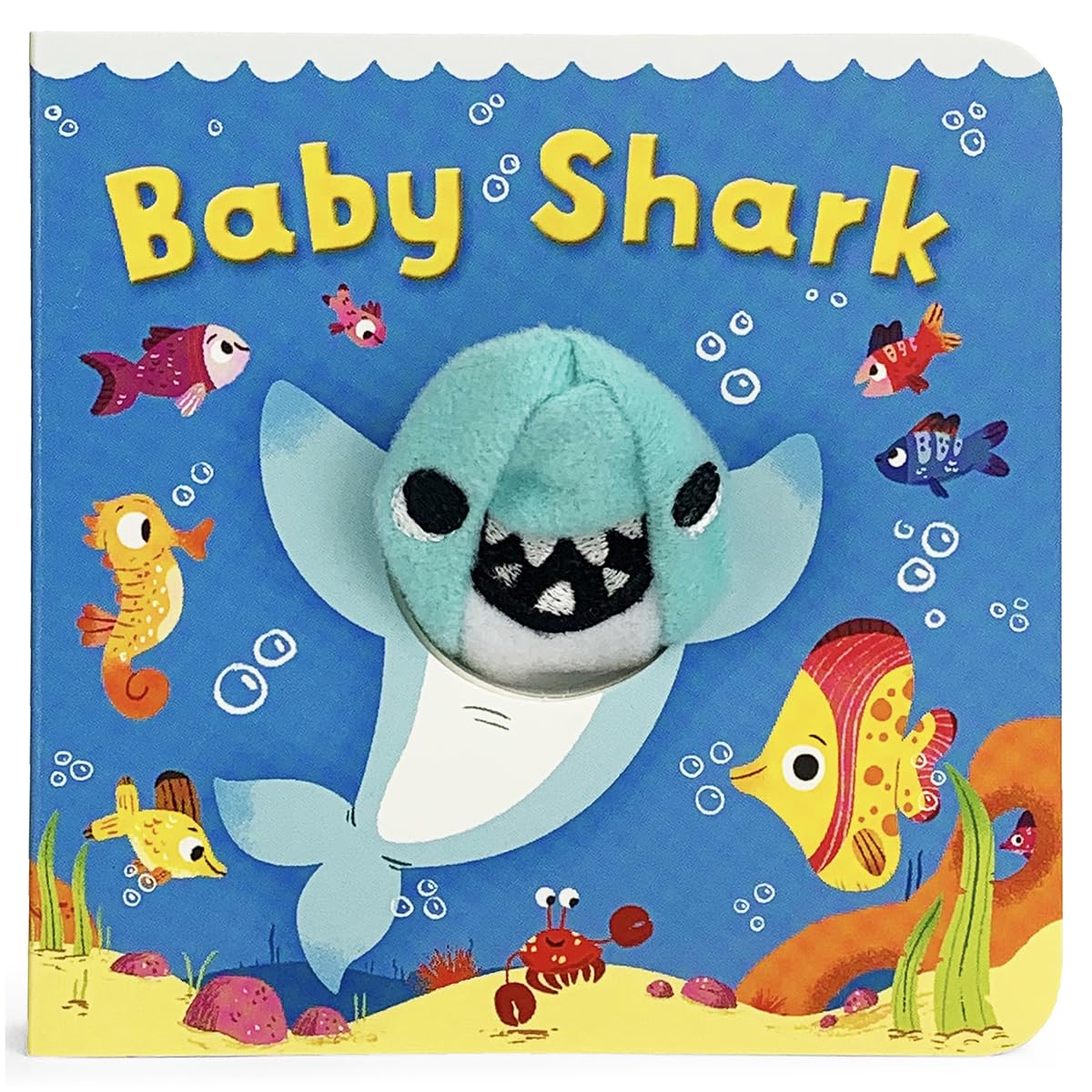 Paradise Clay CDP014 Baby Shark - Finger Puppet Book