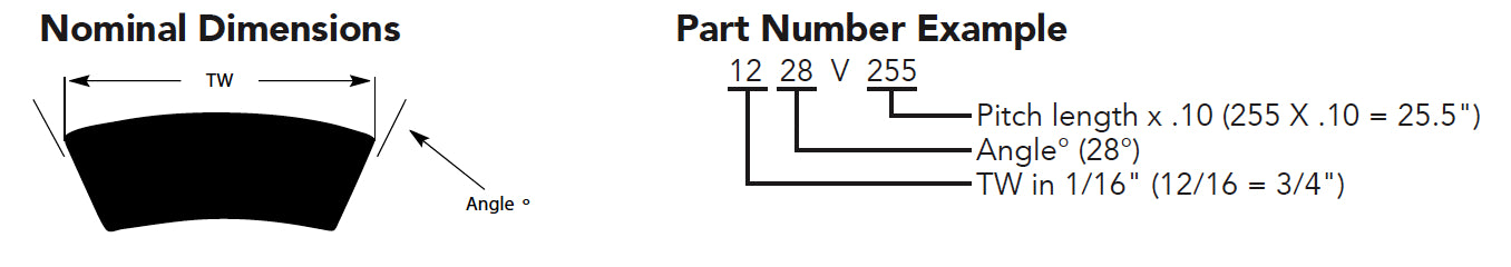 Bando 2926V616 1550VD4626 V/S