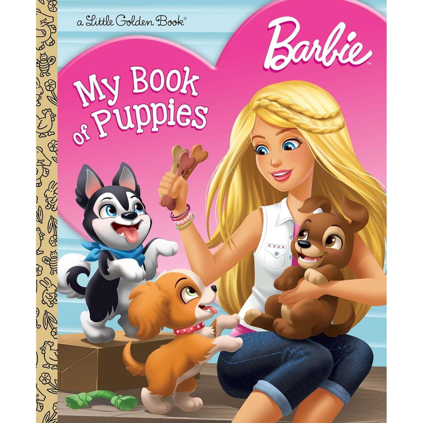Paradise Clay RAN674 Barbie: My Book of Puppies - Book