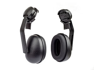 Gateway Safety 956500 BlackHawk Dielectric Earmuffs - 27 NRR Over-the-Head & 24 NRR Cap-Mount Hearing Protection
