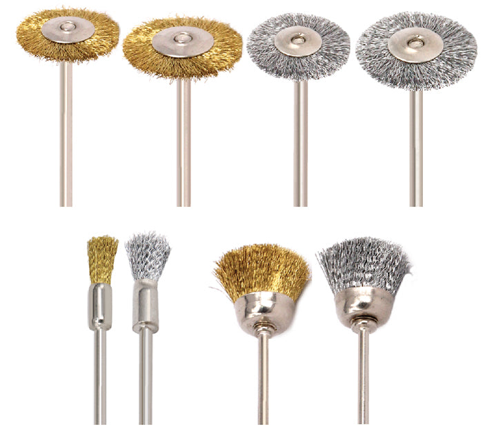 Foredom A-MB62-12 Mounted Brush-Brass Wire, 22Mm Dia., 2.35Mm