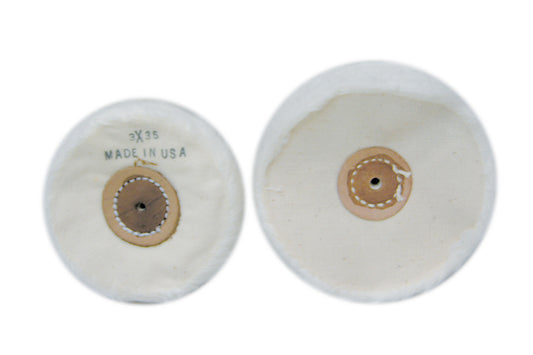 Foredom A-LCB4 White Muslin Buff, Loose, 4