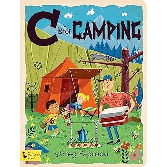 Paradise Clay GSP026 C Is for Camping - Board Book