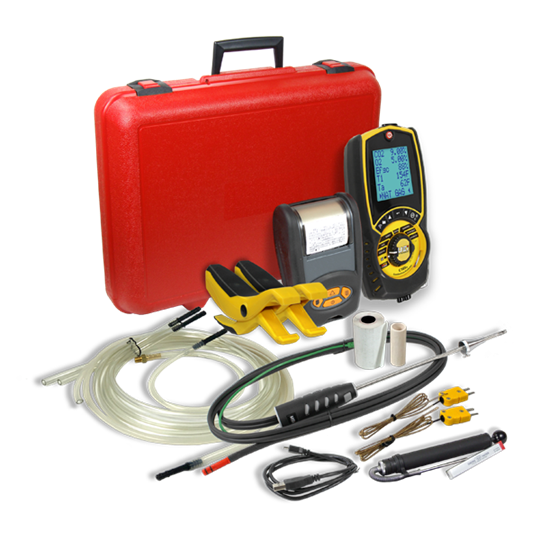 UEI Test C165+NOILKIT Residential/Commercial Combustion Analyzer Kit for Oil-Fired Appliances w/ NO1 Sensor/ Printer