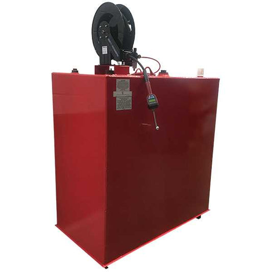 American Lube C500-R25P 500-Gallon Single-Wall Cube Tank Package