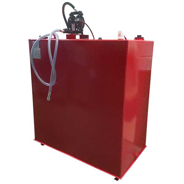 American Lube C500-RWO 500-Gallon Single-Wall Cube Style Tank Package for Waste Oil