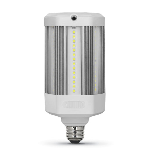 Feit Electric C5000/5KDDMM/LEDHDRP 45W (300W Replacement) Daylight (5000K) Corn Cob Yard Light With Dusk to Dawn and Motion Sensors