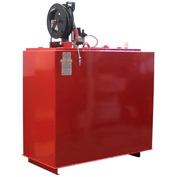American Lube C500DW-R13P 500-Gallon Double-Wall Cube Tank Package