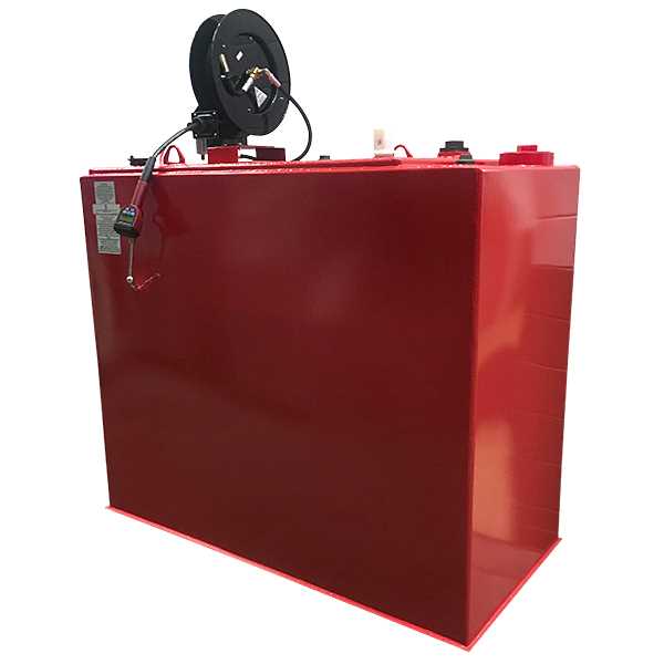 American Lube C500DW-R25D 500-Gallon Double-Wall Cube Tank Package