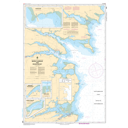 Paradise Clay CAN4935 CHS Chart Murray Harbour to/ Boughton Bay