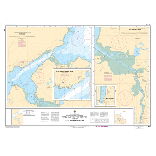 Paradise Clay CAN4938 CHS Chart Pictou Harbour and East River of Pictou