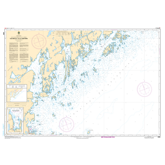 Paradise Clay CAN4968 CHS Chart Îles Mack /to La Tabatière