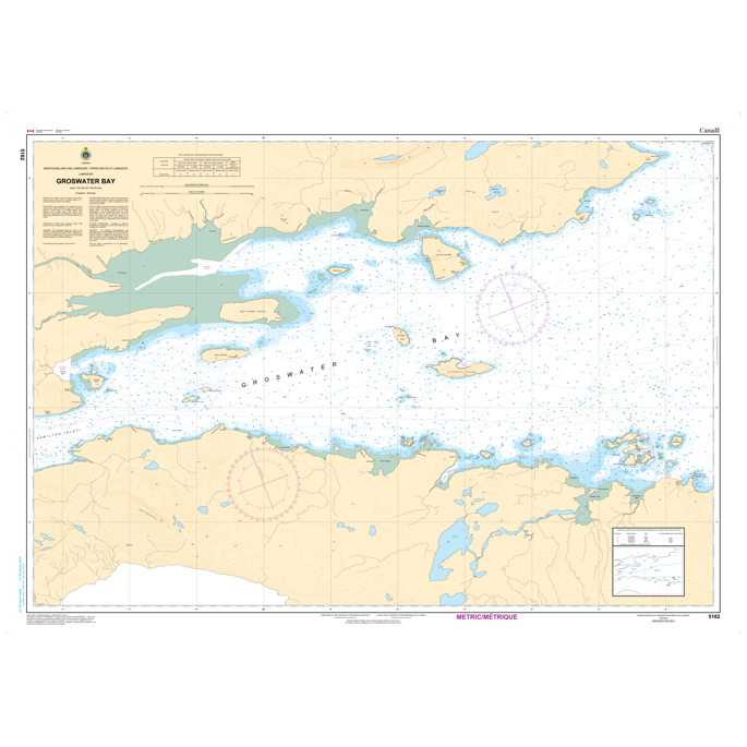 Paradise Clay CAN5162 CHS Chart Groswater Bay
