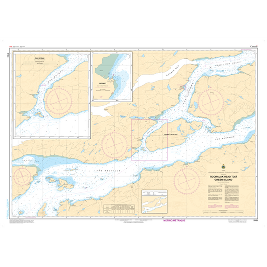 Paradise Clay CAN5163 CHS Chart Ticoralak Head to/ Green Island