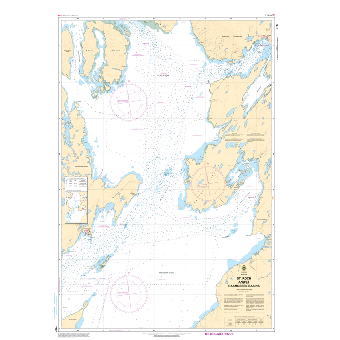 Paradise Clay CAN7787 CHS Chart St. Roch and/et Rasmussen Basins