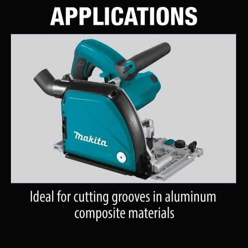 Makita CA5000X 4‘5/8" Aluminum Groove Cutter