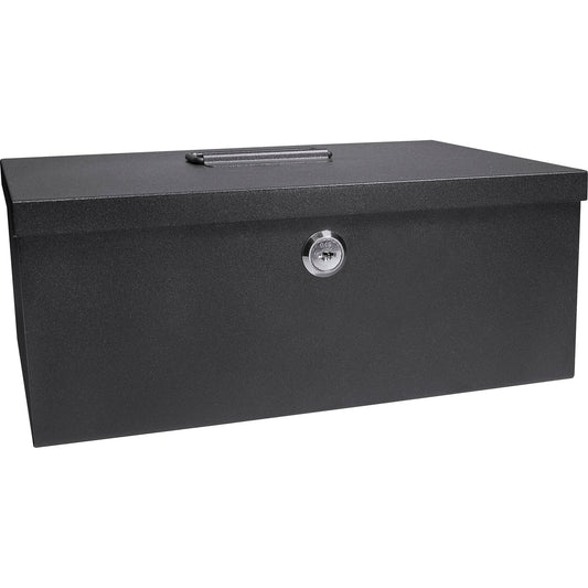 Barska CB11792 Cash Box with Six Compartment Tray with Key Lock