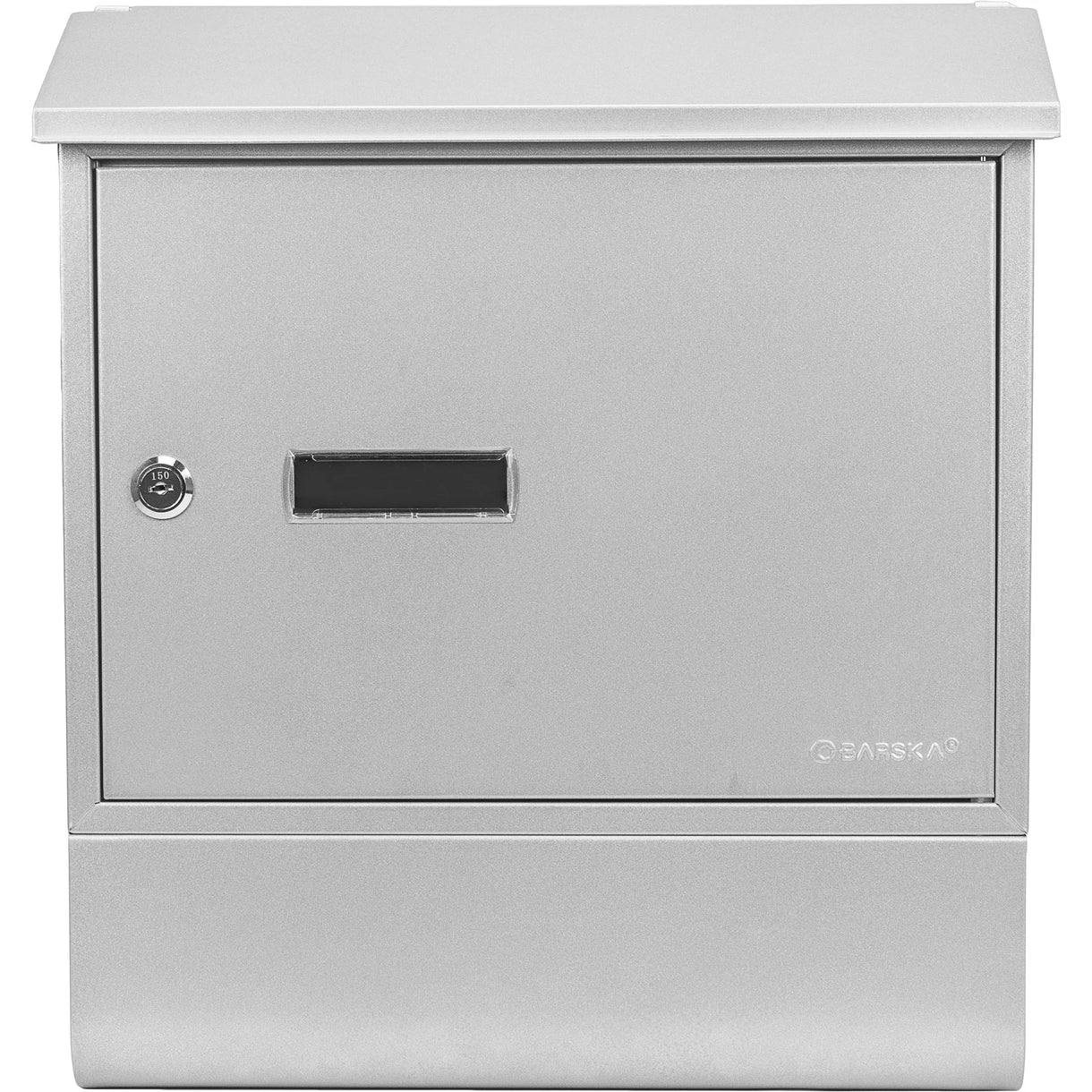 Barska CB13698 Contemporary Locking Wall Mount Mailbox with Newspaper Bucket