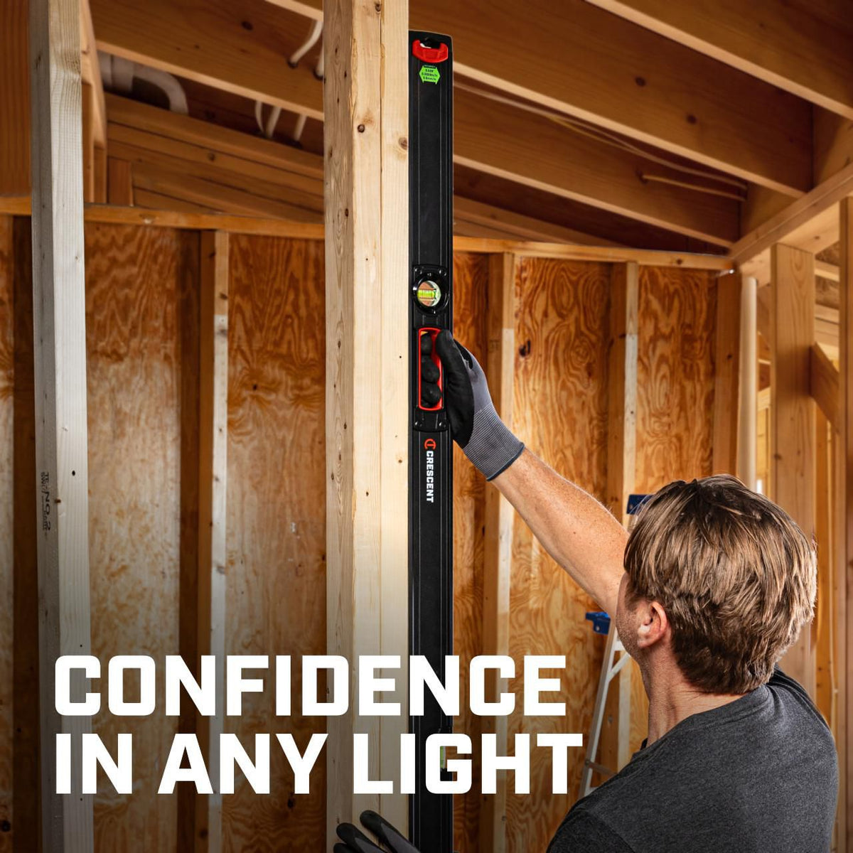 Lufkin CBOXL72 72" NITE EYE™ Aluminum Box Beam Level