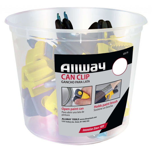 Allway CCL15 2-in-1 Magnetic Can Clips, Bucket of 15