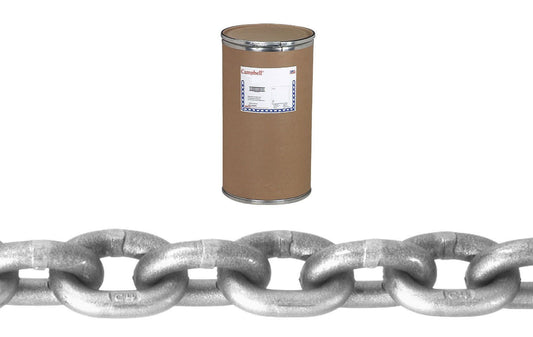 Campbell T0180422 1/4" Grade 43 High Test Chain, Zinc Plated, 800' per Drum