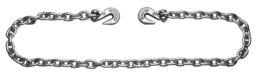 Campbell T0223820 3/8" x 20' Grade 43 High Test Binder Chain w/Clevis Grab Hooks, 3 per Pail
