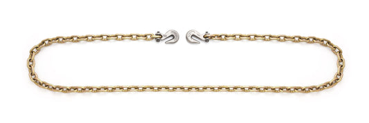 Campbell T0513765 1/2" x 20' Grade 70 Binder Chain w/Clevis Grab Hooks Each End