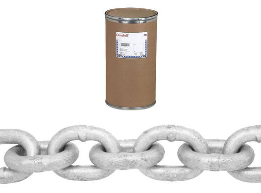 Campbell T0514932 5/8" Super Tuna Net Chain, Hot Galvanized, 150' per Drum