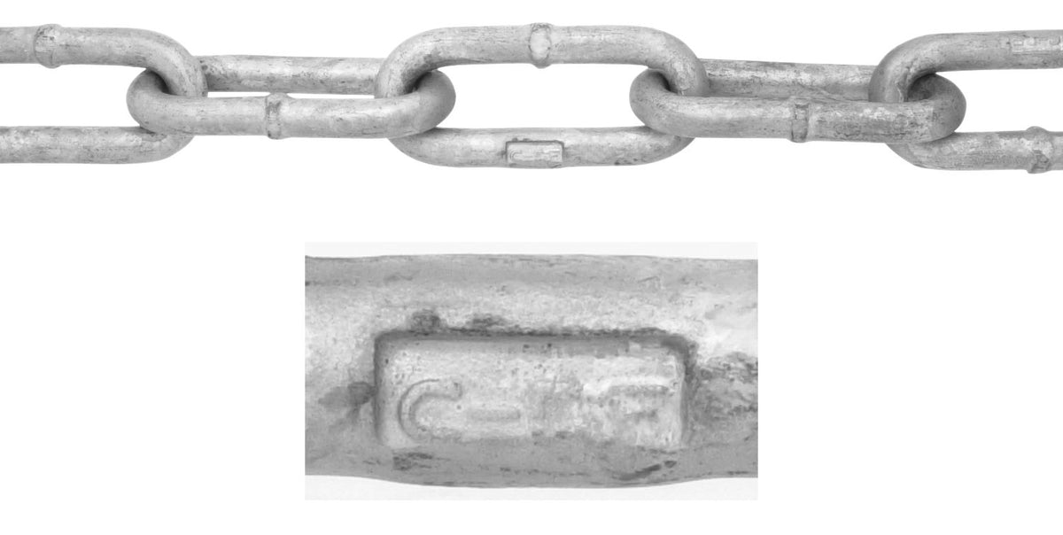 Campbell T0516531 5/8" Dock Fender Chain, Hot Galvanized, 150' per Drum