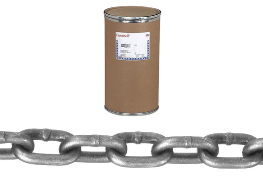 Campbell T0520612 3/8" Beacon 7 Fishing Chain, Bright, 200' per Drum