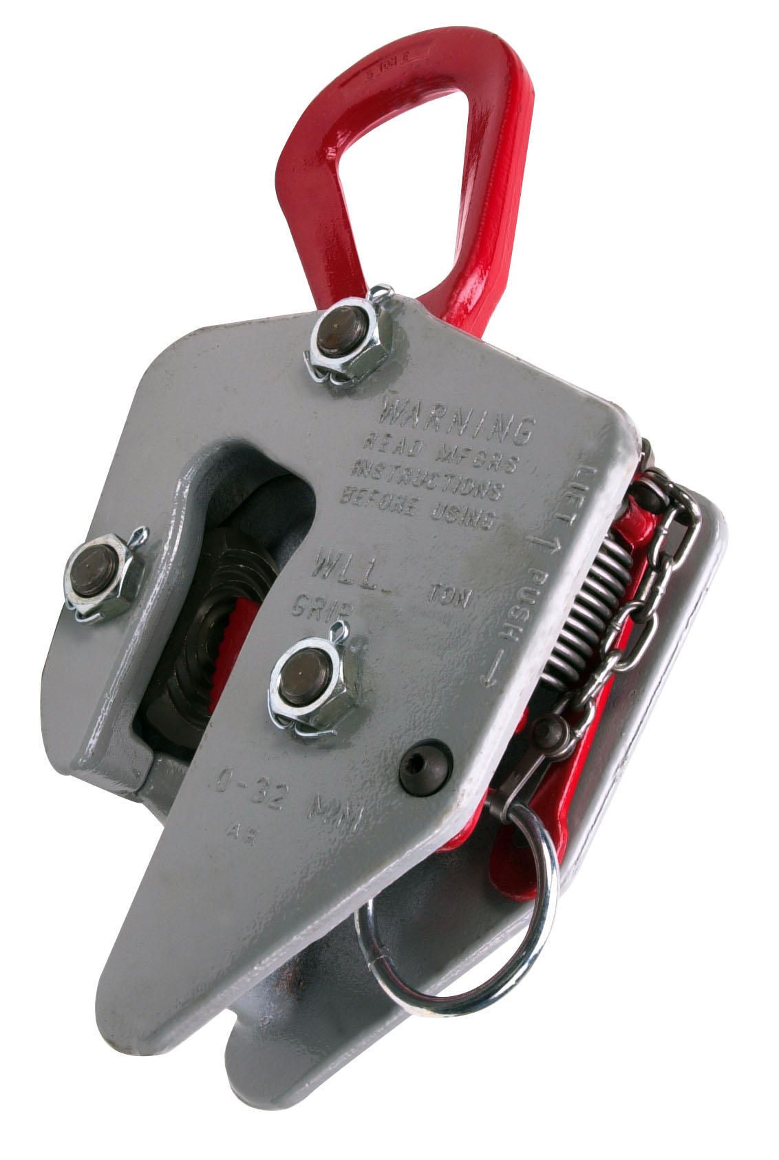 Campbell 6420702 Locking ”E” Plate Clamp, 0” - 1-1/2” Grip, 5 ton WLL