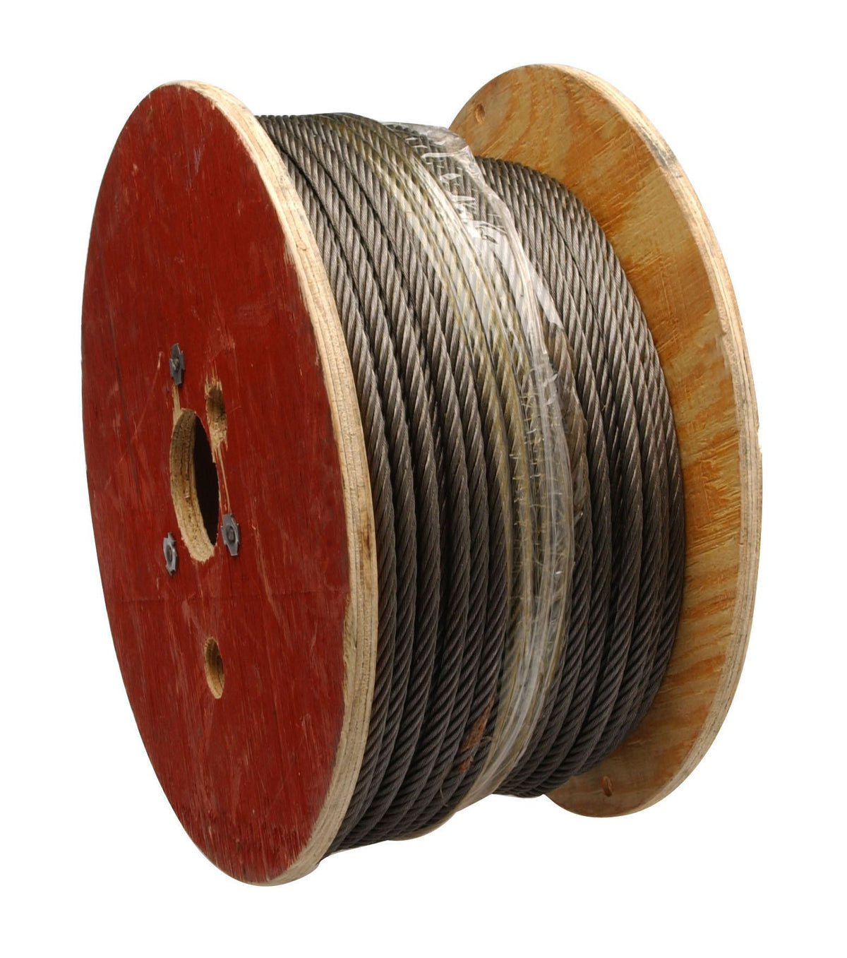 Campbell 7008027 1/4" 6 x 19 Fiber Core Wire Rope, Rust Prohibitive, 500 Feet per Reel