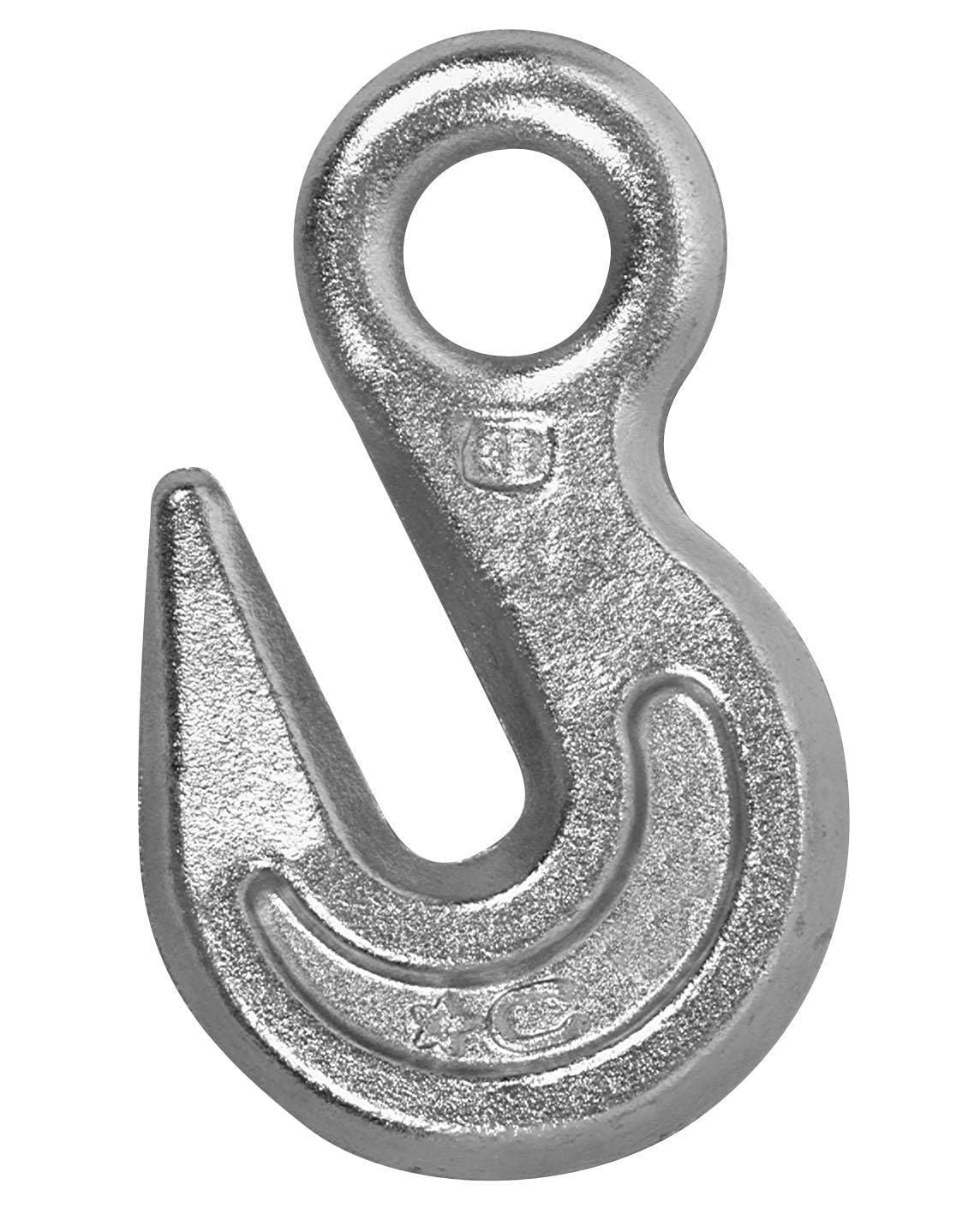 Campbell T9001824 1/2" Eye Grab Hook, Grade 43, Zinc Plated